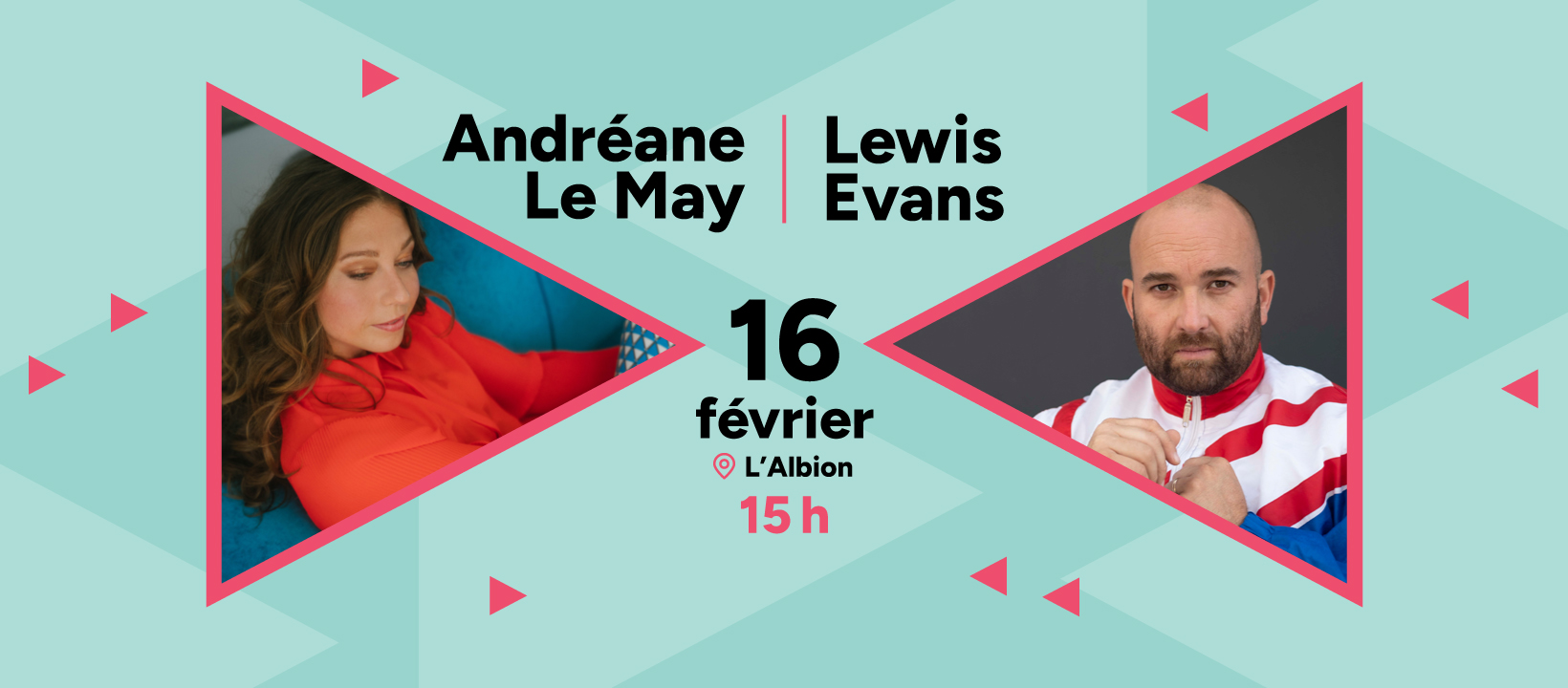 Andréanne Lemay et Lewis Evans